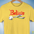 Believe Genderqueer Pride Jingle Bell Premium Unisex T-Shirt - Yellow